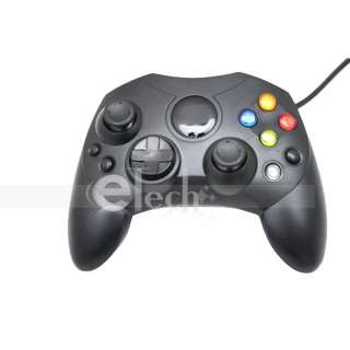 BLACK Game WIRED Controller FOR MICROSOFT XBOX S TYPE 2  