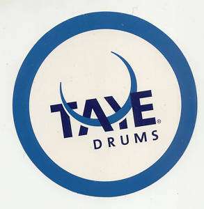 XXL TAYE Drums Sticker / Decal  