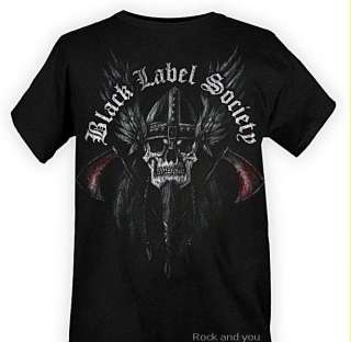 Black Label Society Thor heavy metal T Shirt S M NWT  