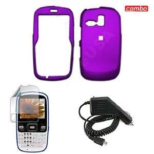  Samsung R350/351 Combo Rubber Feel Purple Protective Case 