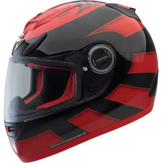 Scorpion EXO 700 Motorcycle Helmet Helmets Burst Black Red XLarge XL 