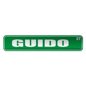   GUIDO ST  STREET SIGN