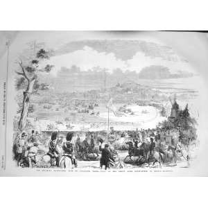 1857 IMPERIAL RACECOURSE BOIS DE BOULOGNE PARIS HORSES  