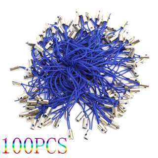 fashion 100Pcs Deep Blue Mobile Phone Chain Link straps  