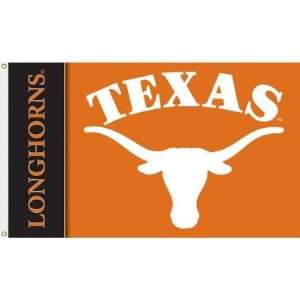  NCAA Texas Longhorns 2 Sided 3 by 5 Foot Flag with 