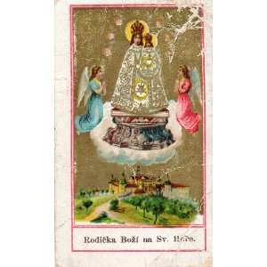   Prayer card Rodicka Bozi na Sv. Hore    MODLITBA 