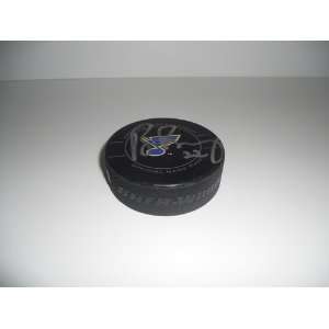 Brad Boyes Aoutographed Hockey Puck (St. Louis Blues)