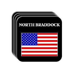  US Flag   North Braddock, Pennsylvania (PA) Set of 4 Mini 