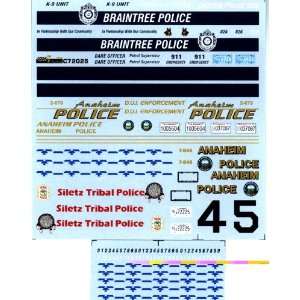 24 1/25 Braintree MA, Anaheim CA Old and New, Siletz Tribal Police 