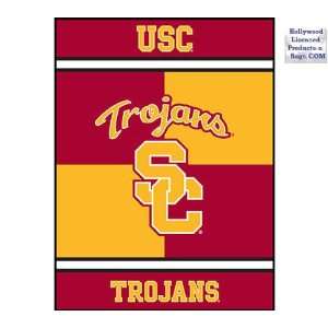  USC Trojans Mink Plush Blanket 