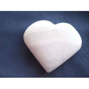  2.25 Pink Mangano Calcite Heart, 9.5.37 