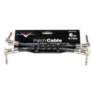  Fender 6 Custom Shop Guitar Patch Cable (2 pack)   6 2 
