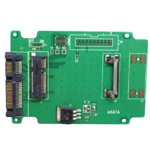  Aleratec MiniPCIe mSATA to SATA SSD Adapter Electronics