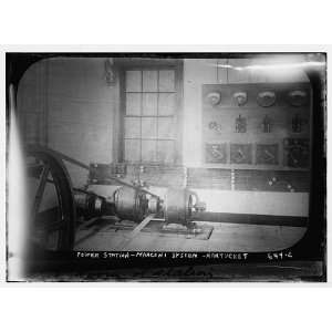  Instruments inside Marconi power station,Nantucket,Mass 