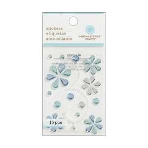  Martha Stewart Elegant Gemstone Scroll Stickers Blue