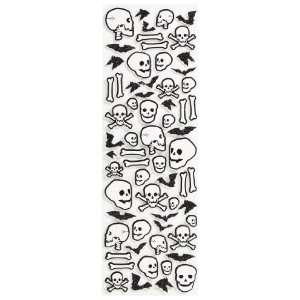  Martha Stewart Crafts Glittered Skull and Bone Stickers 