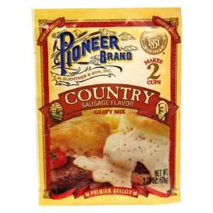 Pioneer Brand Gravy Mix, Country Sausage, 2.75 Ounce Packets (Pack of 