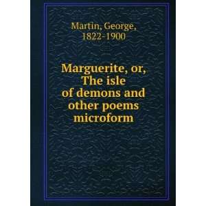   of demons and other poems microform George, 1822 1900 Martin Books
