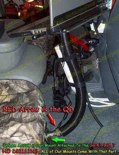 Example # 1 NO HOLES Using Side Mounted Seat Bolt WITH QD