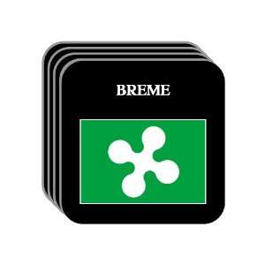  Italy Region, Lombardy   BREME Set of 4 Mini Mousepad 