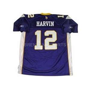 Percy Harvin Minnesota Vikings Reebok Premier EQT Home Jersey XL 