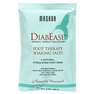 Masada DiabEase Foot Therapy Soaking Salts, Naturally Unscented, 3 oz 