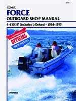   Service Repair Manual Book Force 4 150 HP Outboards 1984 1999 L Drive