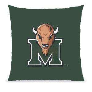  Marshall Thundering Herd 16x16 Suede Cover Pillow Sports 