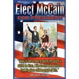  Elect McCain 20x30 poster