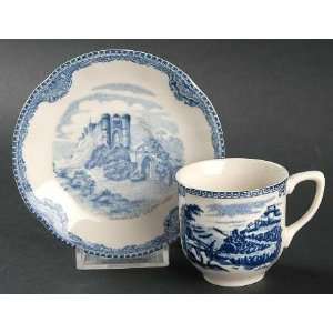 Johnson Brothers Old Britain Castles Blue (England 1883) Demitasse Cup 