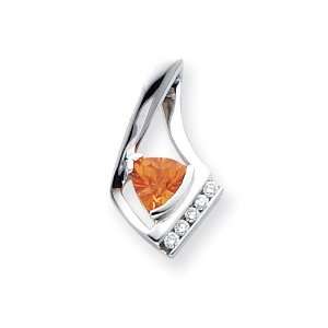   & gemstone slide Diamond quality AA (I1 clarity, G I color) Jewelry