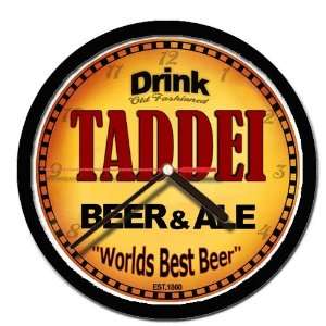  TADDEI beer and ale cerveza wall clock 