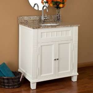 30 Broden Vanity   Undermount Basin   1 Faucet Hole   3/4 Marble Top 