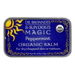 Dr. Bronners and Sun Dog Organic Balm for Skin & Tattoo Peppermint .5 