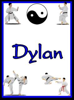 Karate Martial Arts Tae Kwon Do Kids Personalized Kitchen Magnet Gift 