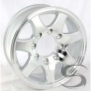  16 x 6 T02 Aluminum Trailer Wheel 8 on 6.50 Automotive