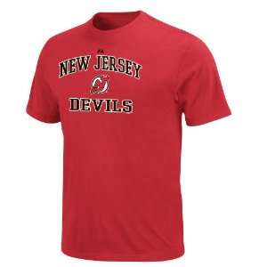  NHL New Jersey Devils Heart And Soul II Short Sleeved 