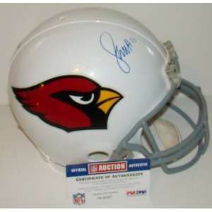  Larry Fitzgerald SIGNED Proline Cardinals Helmet PSA 