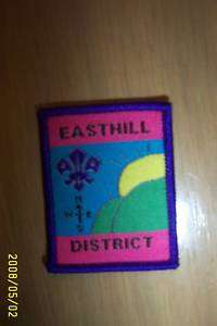 BOY SCOUTS OF SCOTLAND   DISTRICT PATCH  EASTHILL  