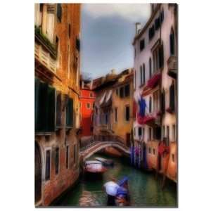   Venetian Canal by Lois Bryan, Canvas Art   32 x 24
