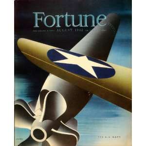  1942 Cover Fortune WWII George Giusti Bomb US Navy Bomber 
