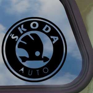  Skoda Black Decal Auto Truck Bumper Window Vinyl Sticker 