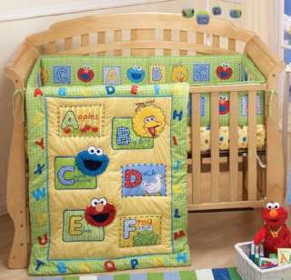 NEW SESAME STREET ELMO A IS FOR APPLES CRIB MOBILE ONLY  