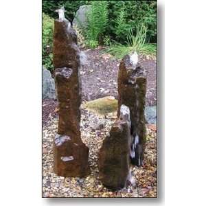   Inch Basalt Rock For Pond Bubbling Water Feature Patio, Lawn & Garden