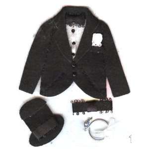   Stickers Wedding / Groom Tuxedo (Black) Arts, Crafts & Sewing