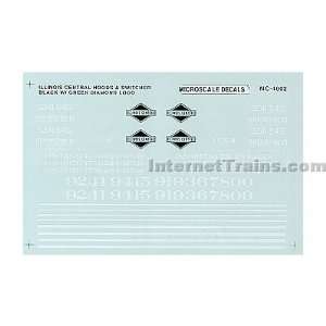  Microscale N Scale EMD Switchers Decal Set   Illinois 