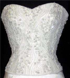 NWOT Carmela Sutera $2145 wedding dress bridal gown 12  