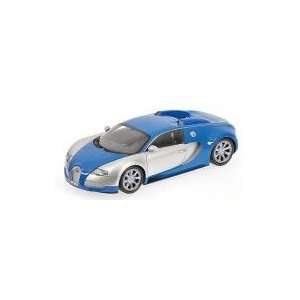  2009 Bugatti Veyron Edition Centenaire Chrome/Blue Diecast 