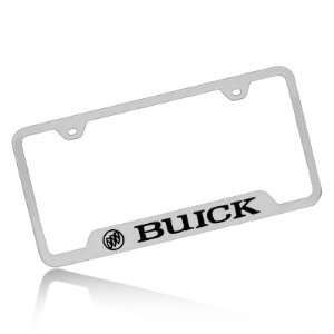Buick Logo Polished Steel License Frame