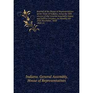  Journal of the House of Representatives of the State of Indiana 